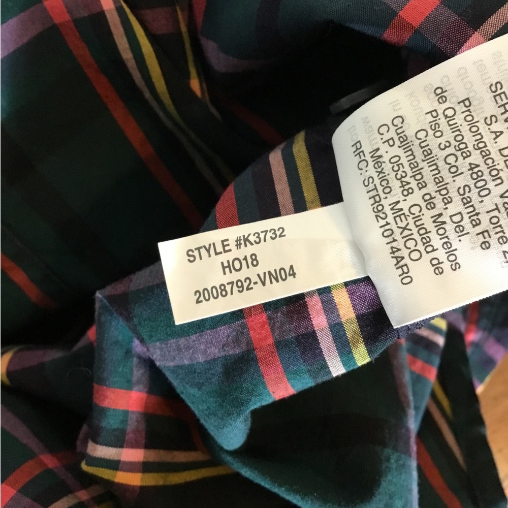 J. Crew Classic-fit Boy Shirt Signature Tartan - Picture 6 of 6